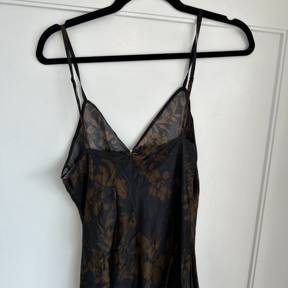 NWT Reformation Parma Silk Maxi Slip Dress Sz L Night Garden Floral Slim - Picture 8 of 10